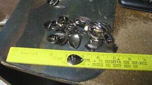 spinner blades, Colorado, size 3, polished  steel, nickel , 50 ct, free shipping