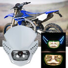 Dirt Bike LED Vision Headlight w/Fairing For Yamaha Suzuki WR250 DRZ400 R/X TTR