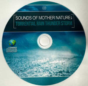 Torrential Rain Thunderstorm Sounds Relaxation Sleep Therapy White Noise New CD