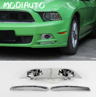 Fit For 2010-2014 Ford Mustang ABS chrome Front fog lamp cover 4pcs (For: Ford Mustang GT)