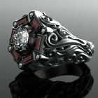 Fashion Cubic Zirconia Jewelry 925 Silver Ring for Men Party Rings Gift Size6-13