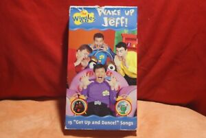 The Wiggles WAKE UP JEFF! 1999 VHS 15 Get Up & Dance Songs Free Ship!!