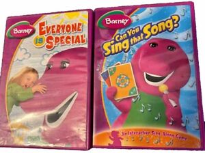 Barney DVD Lot Can You Sing That Song? & Everyone Is Special 2 DVD’s FREE SHIP