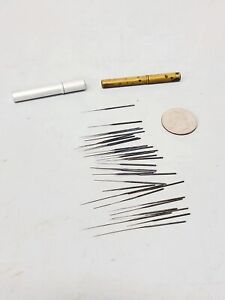 NOS VINTAGE WATCHMAKERS JEWELERS TOOL CUTTING BROACHES, SWISS, 33PCS