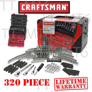 Craftsman 320 Piece Mechanic's Tool Set With 3 Drawer Case Box # 450 230 444