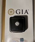 Mystery GIA certified round 4.02 ct Moissanite (Test as a Diamond)  (Inscribed)