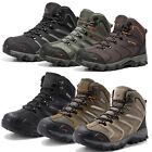Men's Waterproof Hiking Boots Mid Top Ankle Lightweight Outdoor Trail Work Shoes
