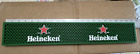 Heineken Bar Rail Spill Mat 21” x 3 1/4” Beer New double Red Star