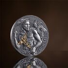 Hermes The Great Greek Mythology 3 oz Antique finish Silver Coin Cameroon 2023