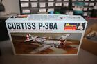 CURTISS P-36A; Monogram # PA145-70; 1:72 scale; 1967 Open Box Complete