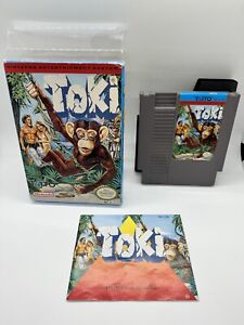 Toki Nintendo NES Game Complete in Box Original CIB  Rare!