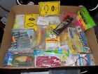 22 FISHING LURES HOOKS TACKLE BOX CONTENTS MIXED LOT