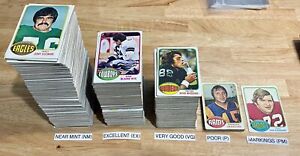 1976 Topps Football Cards 401-528 (P-NM) - You Pick - Complete Your Set