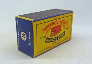 Moko Lesney Matchbox Toys MB46 Pickford's Removal ORGINAL Empty B5 Type Box