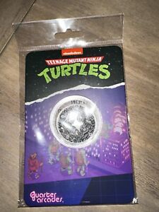 Tmnt Teenage Mutant Ninja Turtles Collector Coin Quartercade Arcade Turtles Time
