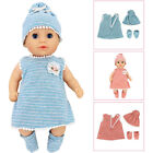 2Set Dolls Clothes w/Hat + Socks for Reborn Baby Dolls Boy Girl Doll Outfit Gift