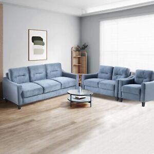3-Piece Living Room Sectional Sofa Set Living Room Furniture Sets Sofa Couch