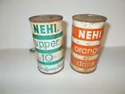 Nehi Flat Top Soda Cans