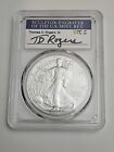 2023 $1 Silver Eagle PCGS MS70, Thomas Rodgers Signed
