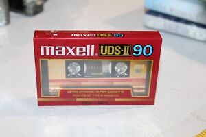 MAXELL UDS II 90  audio cassette blank tape sealed NEW Type II