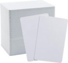 100 Pack Premium Blank PVC Cards for Photo ID Badge Printers CR80 30 Mil White P