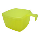 Tupperware Forget Me Not Cheese Keeper Singles Square Yellow