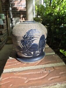 New Listingvintage studio pottery vase signed Mushroom 80’s Cottage core Propagation Vase