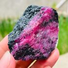 65g Rare Natural Ruby Zoisite Quartz Crystal Gemstone Rough Specimen Healing