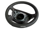 FOR TOYOTA LAND CRUISER 100 DARK GREY REAL LEATHER STEERING WHEEL COVER 1998-07