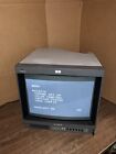 Genuine Sony Trinitron PVM-20M2U Color Video Monitor 20” Tested To Power Up