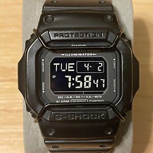 Casio G-Shock DW-D5600P-1 Bullbar Negative Display Square Digital Watch 5600