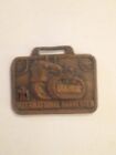 New ListingInternational Harvester TRACTOR Luggage Tag Key chain leather strap IH Vintage
