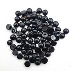 Natural Black Onyx RoundCabochon Loose Gemstone Lot 95 Pcs 5 mm 100 CT