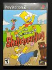 The Simpsons Skateboarding Sony Playstation 2 PS2 Complete Cib