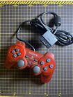 Official OEM Sony PS2 PlayStation 2 DualShock Controller Clear Crimson Red