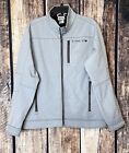 Cinch Western Bonded Conceal Carry Jacket Full Zip Light Gray Large