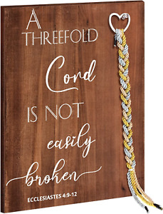 A Threefold Cord Wedding Sign Wedding Unity Sign Strand of Three Cords Decorativ