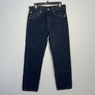 VINTAGE Levis 501 XX Jeans Mens 32x30 Blue Denim Dark Button Fly 90s USA WPL 423