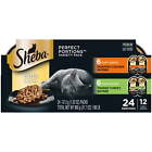 SHEBA Perfect Portions Wet Cat Food Variety Pack, 1.32 oz Trays (12 Pack)