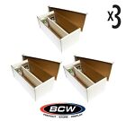 3 BCW Graded Card Shoe Storage Box Cardboard Lid PSA Beckett BGS Certified Slab