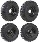 4 Sets of Front & Rear Tire 4.10-6 Go Kart ATV Tires W/ 6