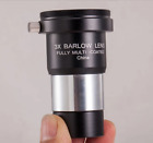 Nebula Hunter 1.25 in/M42 3x Barlow Lens Triples Power for Eyepieces/SLR Camera