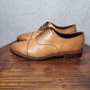 Allen Edmonds Shoe Port Washington Bond Street Oxford Cap Toe Brown Size 9 1/2 D