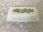 Vintage 70’s PYREX Crazy Daisy Spring Blossom Butter Dish Clean!