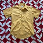 Vintage Towncraft Yellow Shirt Mens M/L As Is Worn Stains Flaws 60s 70s