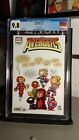 Avengers #1 graded 9.8 cgc Scottie Young Cover