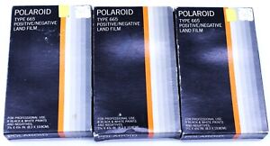 New ListingNIB Polaroid Film Type 665 B&W Positive & Negative Dated 9/77 Stored in Freezer