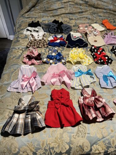 LOT OF 30 NEW GIRL DOG Dresses CLOTHES Size x-Small & Small GIRLY  PRINCESS