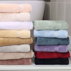 600 GSM 8 Piece Cotton Towel Set - 2 Bath Towels, 2 Hand Towels, 4 Washcloths