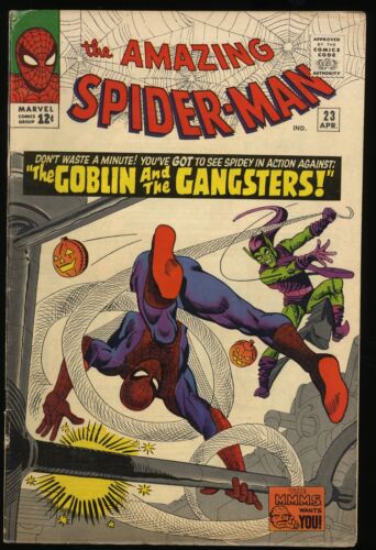 Amazing Spider-Man #23 FN- 5.5 3rd Appearance Green Goblin! Marvel 1965